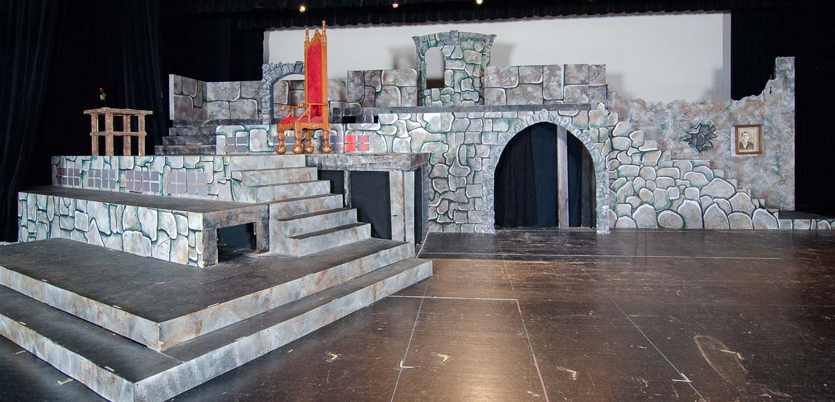 Addison Cole emerging scenic designer castle beauty and the beast theatre theater set
