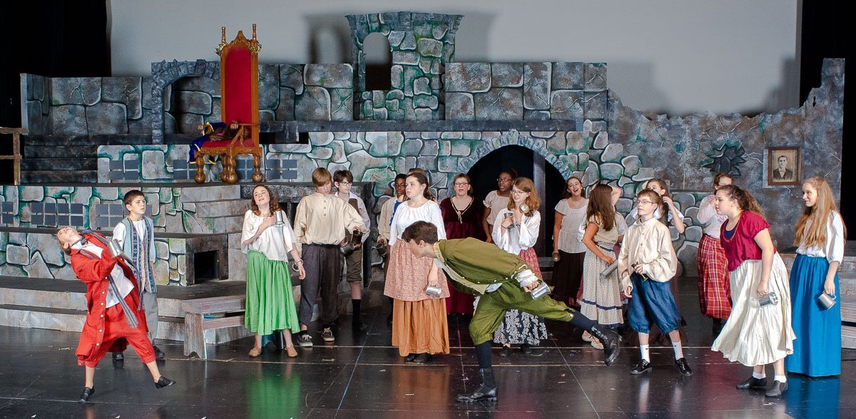 Addison Cole emerging scenic designer castle beauty and the beast theatre theater set