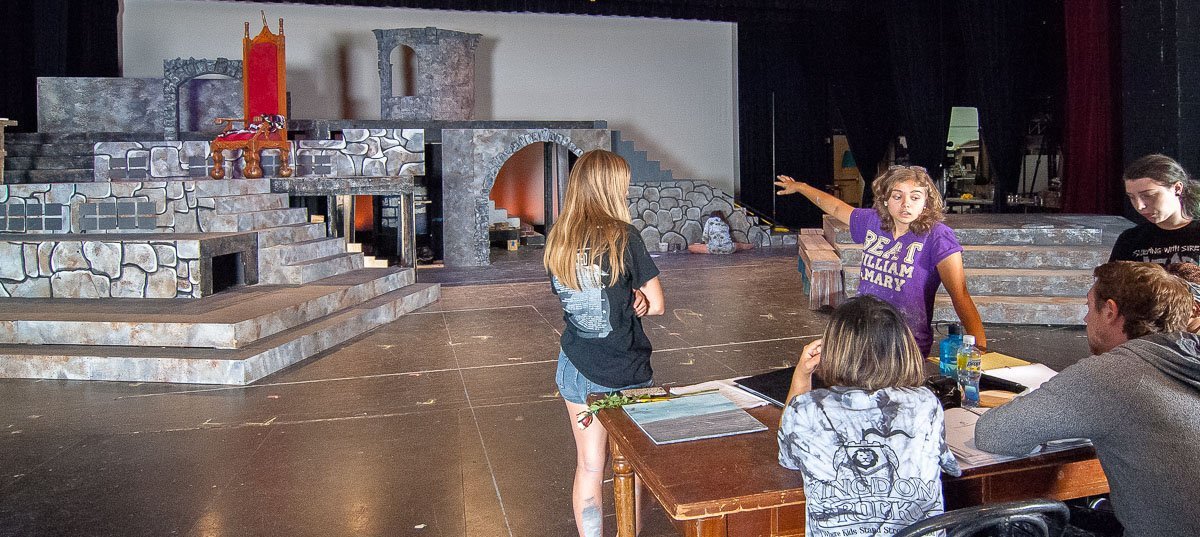 Addison Cole emerging scenic designer castle beauty and the beast consulting theatre theater set